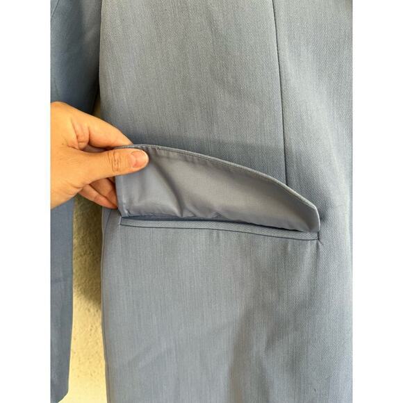 Anthropologie Endless Rose Woman Clean Blue 3 Button Suit Blazer , Size … - Picture 8 of 15
